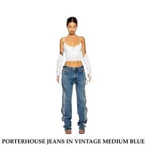 Sami Miro Vintage PORTERHOUSE JEANS IN VINTAGE MEDIUM BLUE